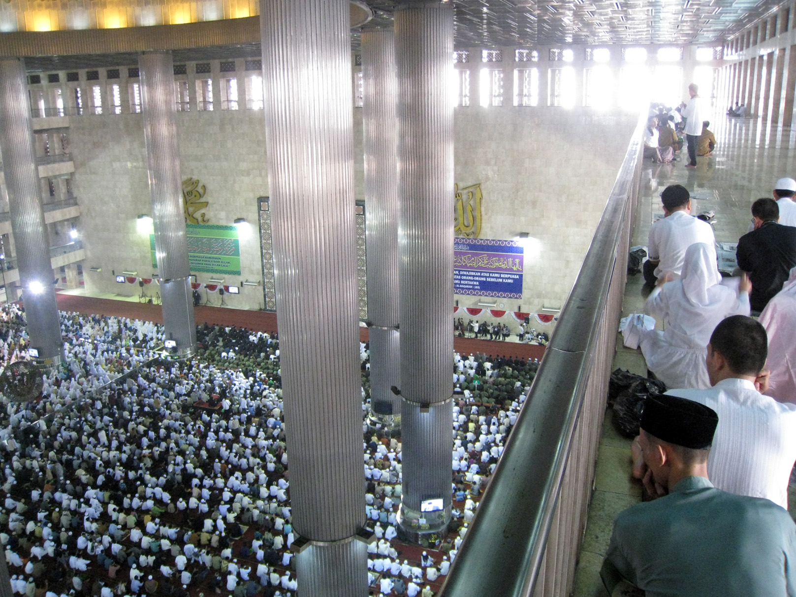 Southeast Asia halal travel Istiqlal Mosque Jakarta Indonesia Eid ul Fitr